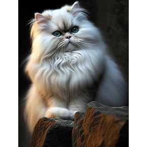مجموعات الطلاء DIY Diamond للبالغين ، CAM SIAMESE CAT ROUND Full Drill 5D Diamonds Gem Art Art Kits Home Decoration and Room Wall Decor