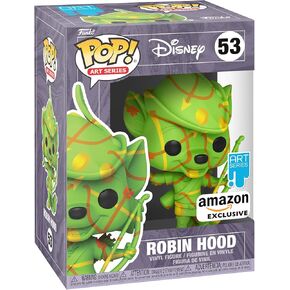 Funko Pop Pop Artist Series: Disney Treasures of The Vault - Robin Hood Multicolor - Disney Standard Characters - Amazon Exclusive - Collectable Vinyl Figure - Gift Idea - Official Merchandise