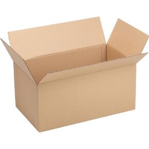Aviditi 261512 صندوق من الورق المقوى المموج ، 26 "L x 15" W × 12 "H ، Kraft ، للشحن والتعبئة والتحرك (حزمة 20)