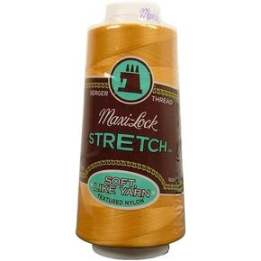 American & Efird AME54.32072 Maxi Lock Stretch Gold ، 4.63 × 2.13 × 2.13
