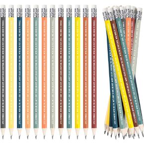 Tenceur 24 PCS هدايا الصحة العقلية الملهمة للرجال للنساء ، أنت محبوب للغاية قبل شحذ أقلام الرصاص مع كلمات تذكيرية صغيرة من هدايا التأكيد اليومية