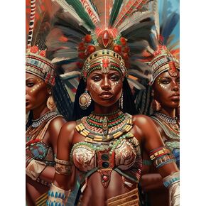 Zariocy 5d الماس مجموعات فن الماس للبالغين من أصل أفريقي أمريكي ، DIY Diamond Painting امرأة جولة كاملة الحفر الكريستال Diamond Planshs Arts Craft for Home Office Wall Decor