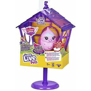 Little Live Pets Lil 'Bird and House و PlaySet & Interactive Bird و Monicated Electronic Bird و Sounds و Record & Playback و Sings و Head يتحول - كما هو موضح على التلفزيون!