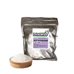 مسحوق لاصق DTF - لاصق ذوبان ساخن أبيض متميز لطابعات DTF ، 1 رطل ، مرونة فائقة ومقاومة غسل ، المتانة والمرونة على جميع الأقمشة