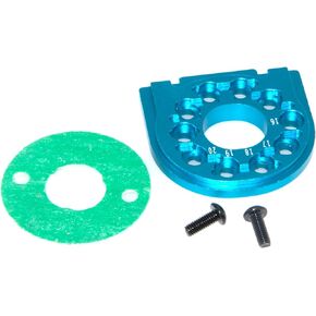 Motor Mount متوافق مع 1/10 Tamiya TT02 جزء TT02B TT02D TT02T بالوعة الحرارية 54558 51530 ترقية سبائك الألومنيوم (الأزرق)