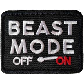 وضع الوحش OFF/ON HOOK & LOOP PATCHES PATCES LOUP for Hats Tactical Cloth Caps Caps Backpacks Sest