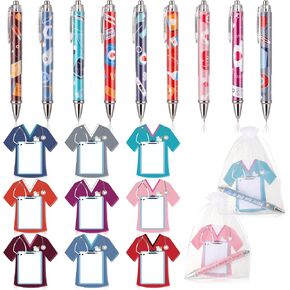 Funny Nurse Notepads with Pens, Nurse Stationary Sticky Notes Nurse Appreciation Gifts Set Medical Themed Ballpoint Pens Nurse Memo Pads for Medical Nurse Doctors Students Hospital School Supplies