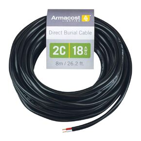 Armacost Lighitng 18AWG 2C 24 ft (8m) in-Wall Copper Cable 574180