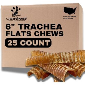 TRACHEA لحوم البقر للكلاب-6 "TRACHEA CHEWS لدعم الأسنان والمفصل-معالجات الكلب الخالي من الرائحة ، والعشب ، والكلاب القصبة الهوائية أحادية الفردية-باك 25 حزمة-معبأة في الولايات المتحدة الأمريكية