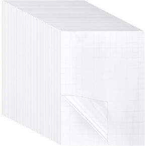 BENECREAT 100pcs Self Adhesive Laminating Sheets, Clear Laminating Plastic Paper 8.4x5.9 Inch Laminating Sheets for Photos, Artwork, Office Supplies, No Machine Needed