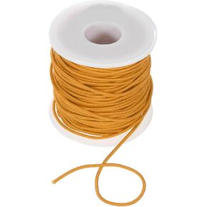 uxcell 1.5mm Elastic String Cord Elastic Thread Beading String Cord for Jewelry Making Necklace Bracelet Beading, 54 Yards Red