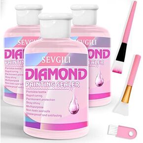Sevgili Diamond Painting Sealer Kits 360 مل مع فرش