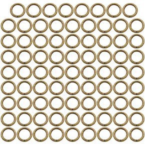 Bikicoco 5/8 '' Metal O-Ring Boxle Connector Round Round Loops Noned Aseld for Bass Rebing Pres