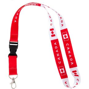 Desert Cactus Country of Canada Lanyard Flag Car Keys Hod Badge Badge -keychain Ceyal -Frchain Canadian Canadian Disachable Breakaway Snap Buckle (Lanyard)