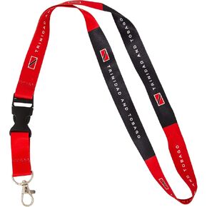 Desert Cactus Country of Trinidad and Tobago Lanyard Flag Car Keys ID Badge Holder Keychain Souvenir Detachable Breakaway Snap Buckle (Lanyard)
