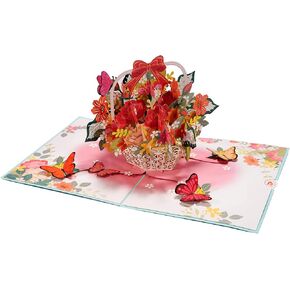 Colorful Peacock Greeting Card, Creative Peacock 3D Pop Up Card for Brithday, Congratulations Wedding, Mother Day, Thank you Cards. Suitable for All Genders. Blank insert tag included. in Kuwait