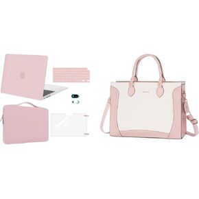 Moseso متوافق مع MacBook Air Case 13 بوصة 2025-2022 M4 A3240 M3 A3113 M2 A2681 ، قذيفة صلبة وأكمام حقيبة وكاميرا مفاتيح البشرة والكاميرا ويب.