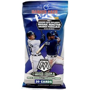 2022 Panini Mosaic Baseball Jumbo Cello Hanger Pack - 20 Trading Cards Per Pack
