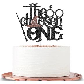 The Caken One Cake One Topper ، The Wizard موضوع ديكور كعكة عيد الميلاد الأول ، Harry Magic موضوع استحمام الطفل/لوازم حفلات عيد ميلاد عمره عام واحد ، ويلوكم بيبي موغوب.
