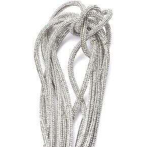 Glass Crystal Cord Rhinestone Rope Applique Colorful Tube Trim Strass Bridal Dress Clothes Hairpin Shoes Bags(3mm,White)