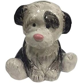 Blue Sky Ceramics Dog Bank ، Multi