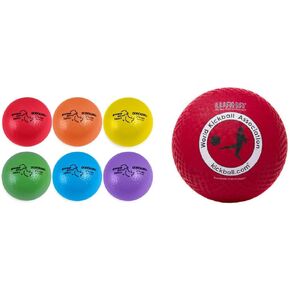 Champion Sports Rhino Skin Dodgeball Set + WAKA Official Adult Kickball (10")