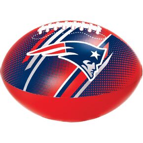 Bigmouth New England Patriots 18 "حمام كرة قدم قابلة للنفخ مرخص رسميًا من ألعاب كرة الشاطئ المعدات للبالغين والمراهقين