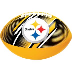 Bigmouth Pittsburgh Steelers 18 "حمام كرة القدم القابل للنفخ مرخص رسميًا من ألعاب كرة الشاطئ في NFL للبالغين والمراهقين