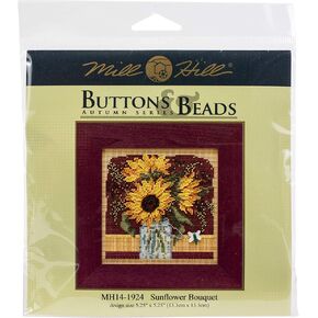 Mill Hill Counted Cross Stitch Sunflower, Multi