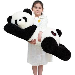 Somao Giant Panda Bear Bear محشو بالحيوان ، لعبة PANDA كبيرة الباندا ، وسادة عانقة ناعمة للأطفال هدية وسادة النوم (80 سم/31.4 بوصة) ...