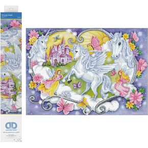 Diamond Dotz Twlight Wisdom Paints Painting kits للبالغين - مجموعات فن الماس أكياس مريحة مبتكرة مع Dotz Gems 23.2x18.5