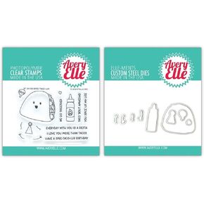Avery Elle - Spec-Taco-lur - Tacos - Salsa - Fiesta - Stamps and Dies - 2 Items, medium