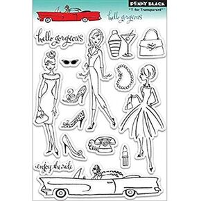 Penny Black 30-097 Hello Gorgeous Clear Stamp