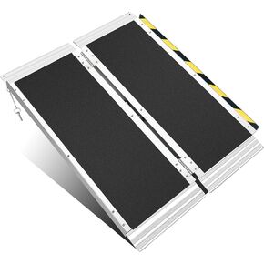 Wheelchair ramp 3FT, Lightweight, Foldable and Portable, can be Used for Wheelchair ramps, Motorcycle ramps, Stair Step ramps, and Boarding and alighting ramps