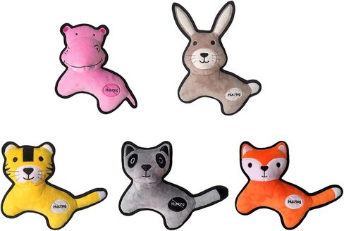 Eco-Friendly Squeaky Dog Toys for Aggressive Chewers – 70% Recycled Wildlife Designs | No-Hunting, Tear-Resistant Chew Toys for Large Dogs | Durable Sustainable Pet Supplies in Saudi Arabia