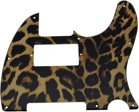 KAISH 8 Hole 3D Printed Tele Style Guitar Plastic Pickguard TL Humbucker Pick Guard for USA/Mexico Telecaster/Tele Flower Pattern in Saudi Arabia