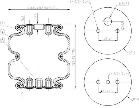 Rear Air Spring Bags Suspension Kit 57365 LoadLifter 5000 Air Helper Spring Suspension Kit Fits for Do-dge RAM 1500 in Kuwait
