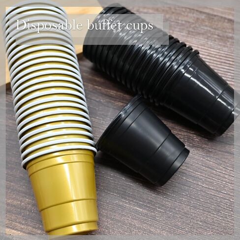 30 Pcs Disposable 2oz Shot Glasses Plastic Cups for Wedding, Graduation Party, Beer Sample Taste Serving, Birthday (Entire Hot Pink) in Saudi Arabia