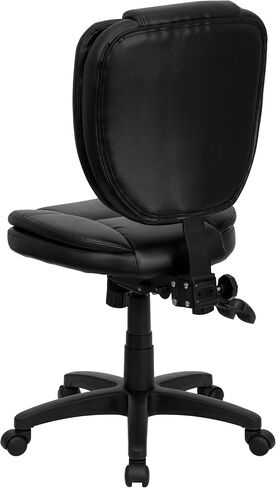 Flash Furniture Caroline Mid-Back Leathersoft Multifunction Twivel Carivers Office Cairs in Kuwait