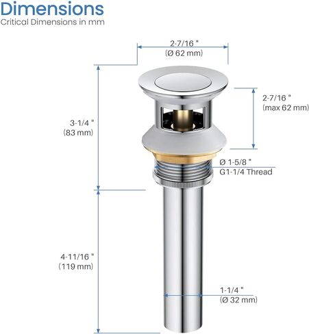 KIBI F201 Stainless Steel Single Handle Bathroom Sink Faucet with Pop-Up Drain, High Arc Spout | Corrosion-Resistant with Smooth Operation and Steady Water Flow | Brushed Nickel Finish in Saudi Arabia