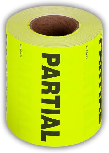 Kenco 3" X 5" Partial Fluorescent Shipping Label Stickers for Shipping and Packing - 500 Adhesive Labels Per Roll in Kuwait