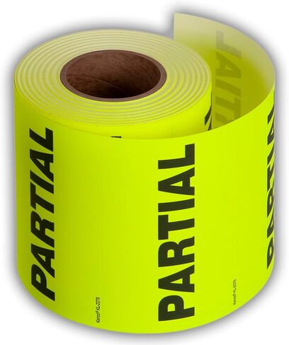 Kenco 3" X 5" Partial Fluorescent Shipping Label Stickers for Shipping and Packing - 500 Adhesive Labels Per Roll in Kuwait