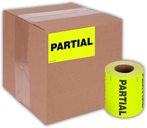 Kenco 3" X 5" Partial Fluorescent Shipping Label Stickers for Shipping and Packing - 500 Adhesive Labels Per Roll in Kuwait