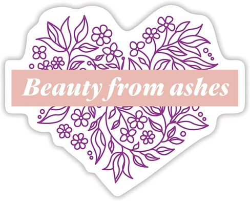 Creative Brands Stickers - Faithworks 3 x 3-Inch Inspirational Easy Peel Waterproof Vinyl Sticker, Make Heaven Crowded in Saudi Arabia