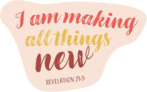 Creative Brands Stickers - Faithworks 3 x 3-Inch Inspirational Easy Peel Waterproof Vinyl Sticker, Make Heaven Crowded in Saudi Arabia