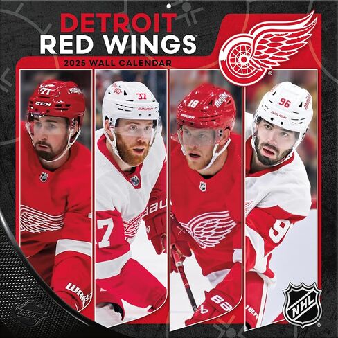 TURNER SPORTS Detroit Red Wings 2025 12x12 Team Wall Calendar (25998011940) in Kuwait