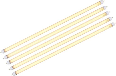 LightWise LWL4W30-F8T5 3pack 3000 Kelvin Warm White 4W LED Tube Direct Replacement Retrofit 8W Fluorescent Tube (12 inch LED Bulb 3pack) in Saudi Arabia