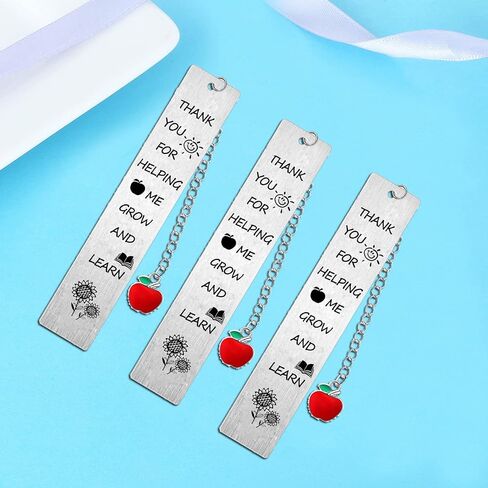 3 Pieces Teacher Bookmarks Teachers Appreciation Gifts Teachers Day Gifts from Students Teacher Retirement Gifts Christmas Birthday Gifts for Teacher in Saudi Arabia