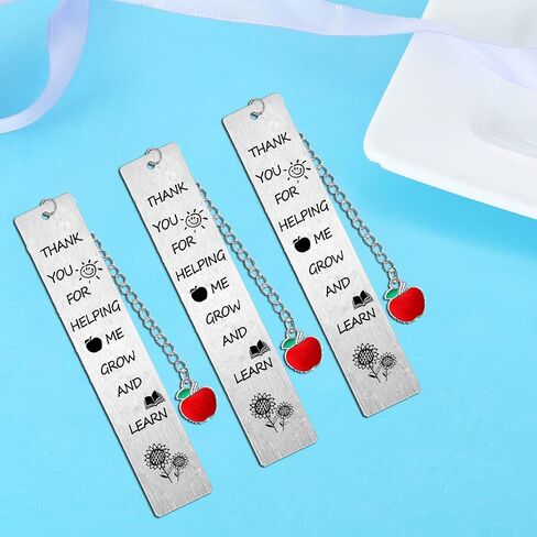 3 Pieces Teacher Bookmarks Teachers Appreciation Gifts Teachers Day Gifts from Students Teacher Retirement Gifts Christmas Birthday Gifts for Teacher in Saudi Arabia