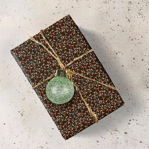 easykart labels Christmas Wrapping Paper Sheet - 12 Sheets, 6 Holiday Theme Design Folded Flat for Holiday, Party Celebration - 19.5 Inch X 29.5 Inch Per Sheet in Saudi Arabia